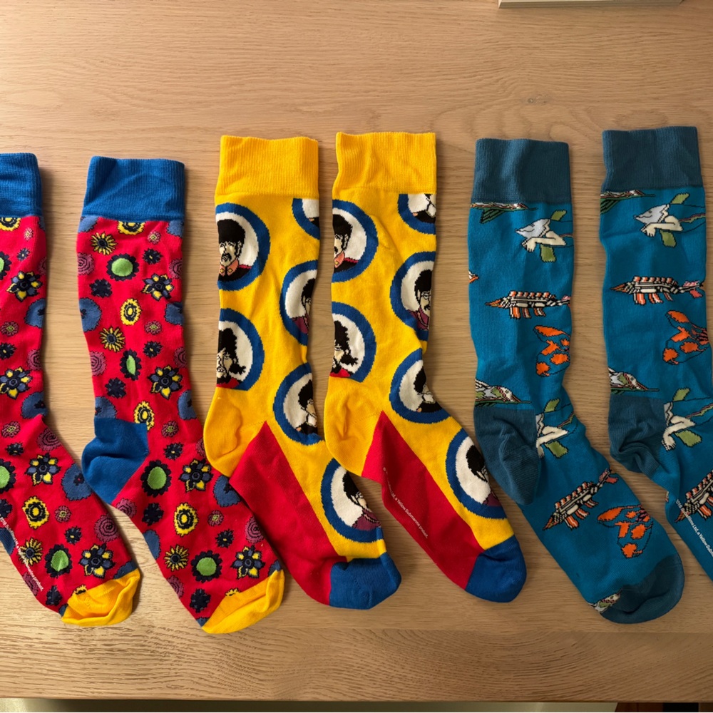 Happy Socks Beatles Yellow Submarine 3 Pack